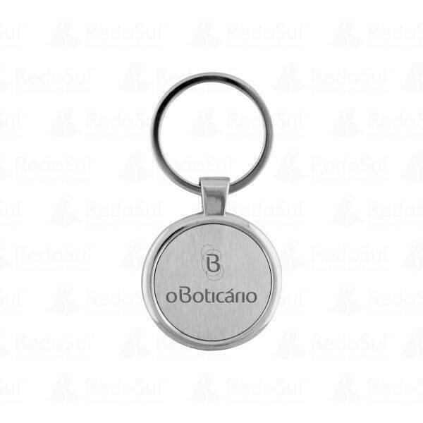 Chaveiro Metálico Promocional Personalizado Redondo Chaveiro Metálico Promocional Personalizado Redondo